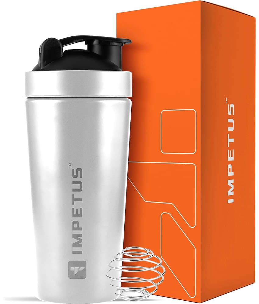 Impetus Stainless Steel White 700 mL Shaker ( Pack of 1 )