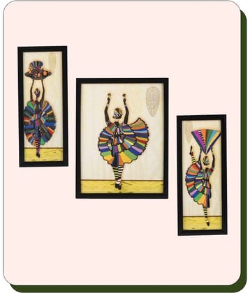 Indianara - Figurative Painting With Frame