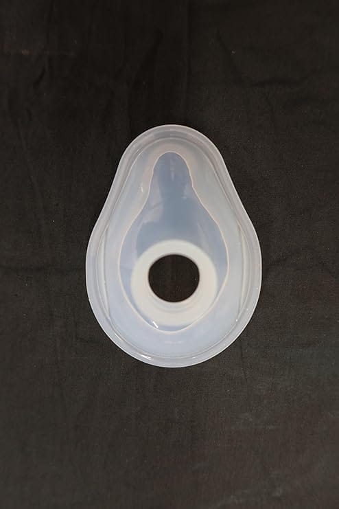 Silicone Face Mask – Size 4 (Adult) | Soft, Medical-Grade Anaesthesia Mask | Reusable & Autoclavable | Comfortable Fit with Airtight Seal