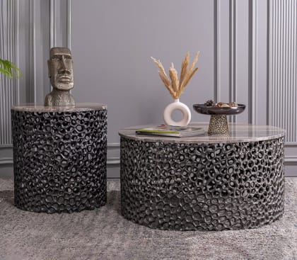 CELESTIAL COFFEE AND END  TABLES SET