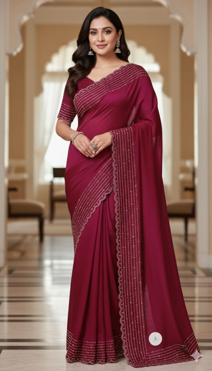 Soft Silk Sarees   | Attached blouse