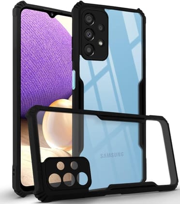 PLUGTECH Slim Shockproof Case | Matte Black Soft | Drop Protection | Precise Cutouts | Premium Mobile Cover for Samsung Galaxy A32 4G PLUGTECH Slim Shockproof Case | Matte Black Soft | Drop Protection | Precise Cutouts | Premium Mobile Cover for Samsung Galaxy A32 4G