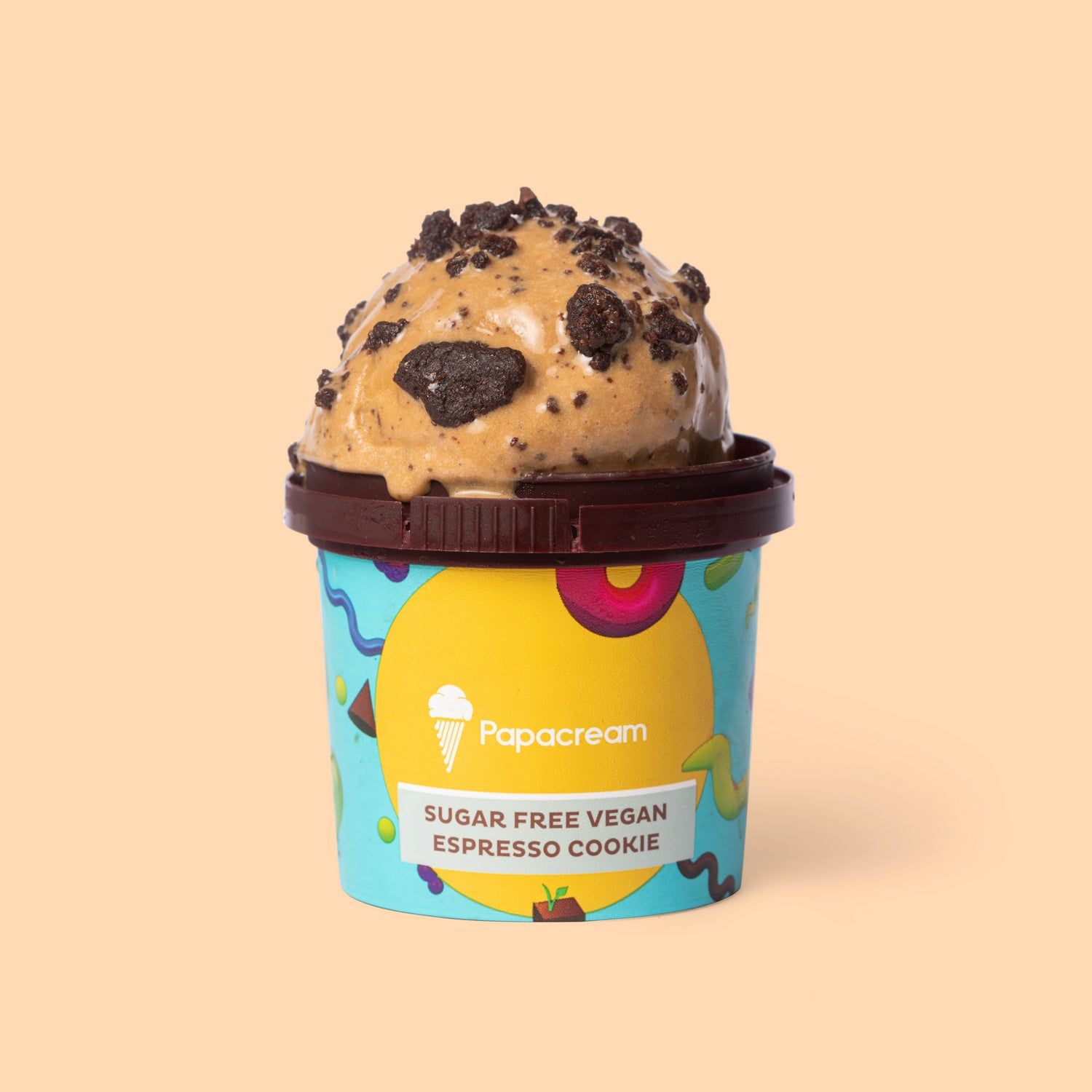 PAPACREAM VEGAN SUGARFREE ESPRESSO COOKIE 100ML