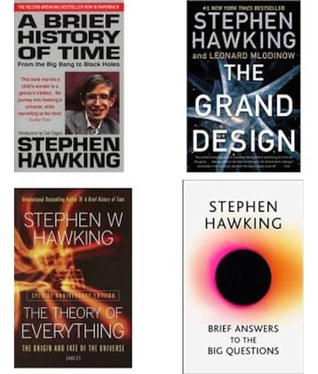 A brief history of time + the grand design &brief answer to the big question & the theory of everything STEPHEN HAWKING BOOKS COMBO