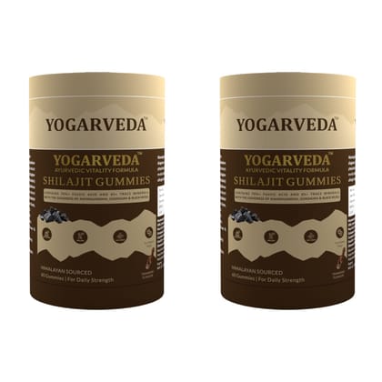 YOGARVEDA SHILAJIT GUMMIES  (Pack of 2, 120 Tablets)