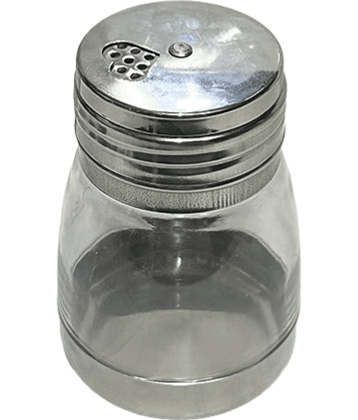 Dynore Mukhwas Dabbi Steel Silver Salt/Pepper Container ( Set of 1 )