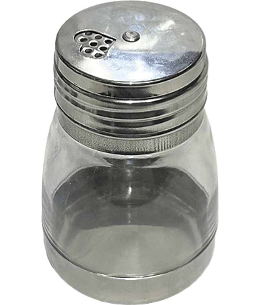 Dynore Mukhwas Dabbi Steel Silver Salt/Pepper Container ( Set of 1 )