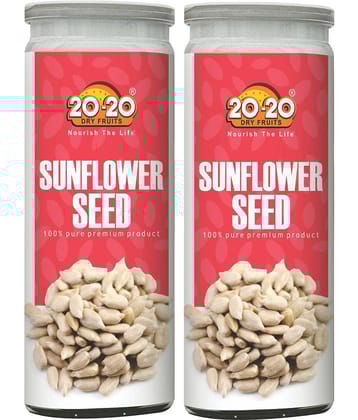 20-20 Dry Fruits Sunflower Seeds 200 g Each Pack of 2