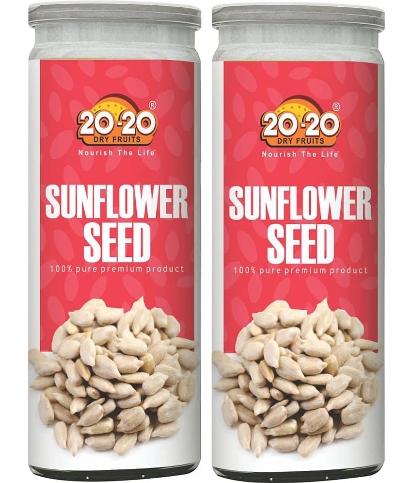 20-20 Dry Fruits Sunflower Seeds 200 g Each Pack of 2