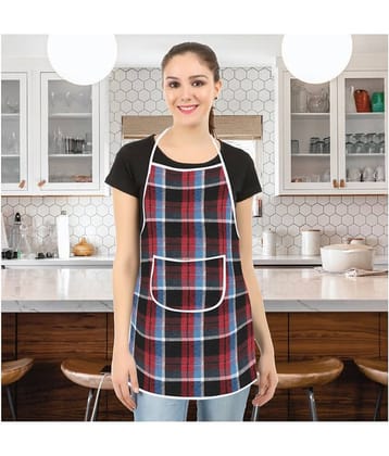 E-Retailer Single Multi Checks Cotton Apron