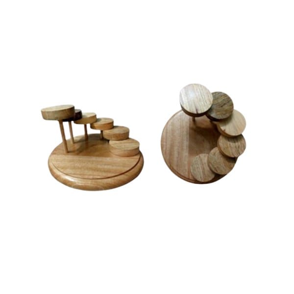 Wooden Serving Platter Ladder Design Pine Wood