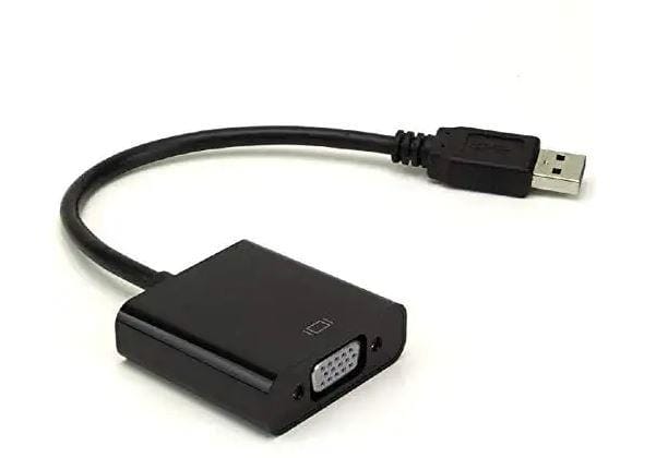 USB 3.0 (M) to VGA (F) Adapter, Converter 1080P Multi-Display Video Cable for Laptop Desktop PC to Monitors, Projector, TV