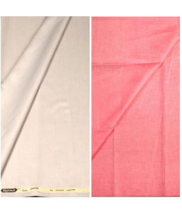 KUNDAN SULZ GWALIOR Multi Cotton Blend Unstitched Shirts & Trousers
