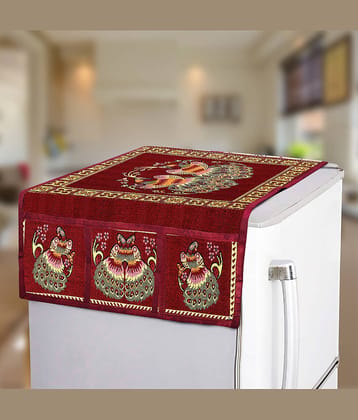 E-Retailer Single Polyester Rust Fridge Top Cover