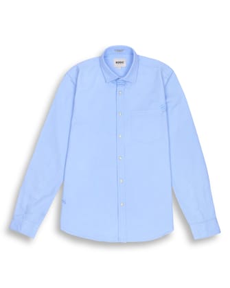 SOLID SHIRT IN LT BLUE-M
