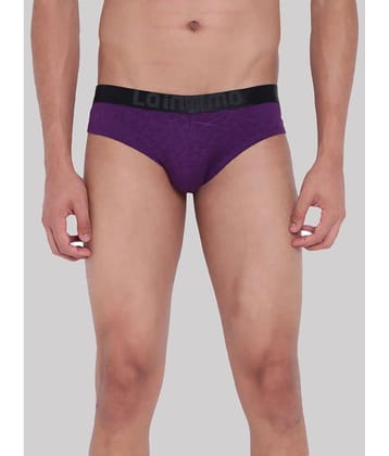 La Intimo Pack of 1 Polyester Briefs For Men's ( Purple )