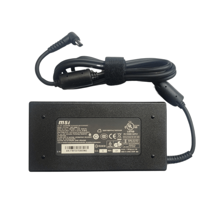 MSI 19.5V 6.15A 120W (5.5mm*2.5mm) Laptop Charger for MSI PL60, GL72 Gaming Laptops 120 W Adapter  (Power Cord Included)