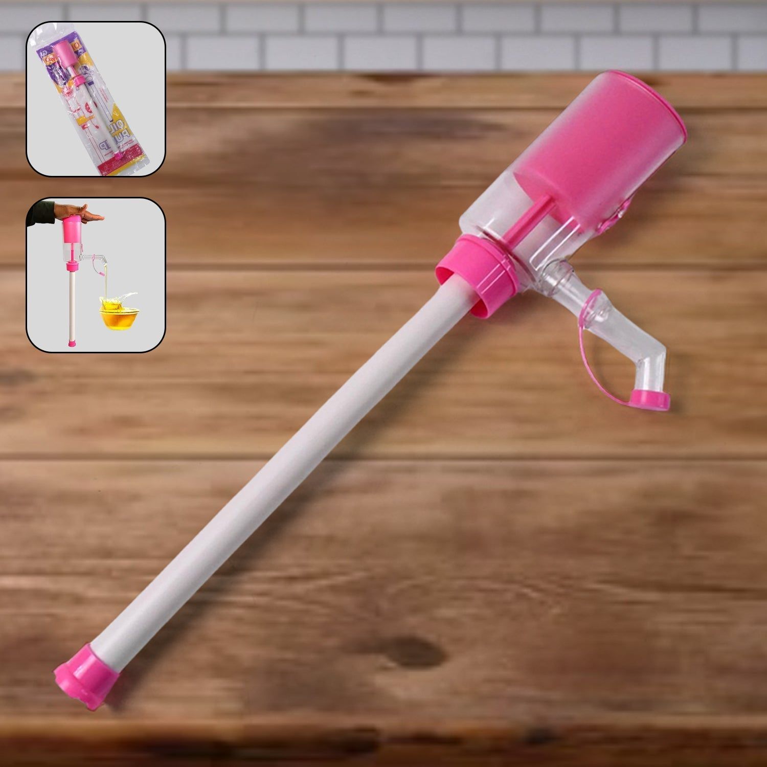 Hand Press Oil Extractor| Plastic Push Oil Pump for Removal of Oil and Liquids