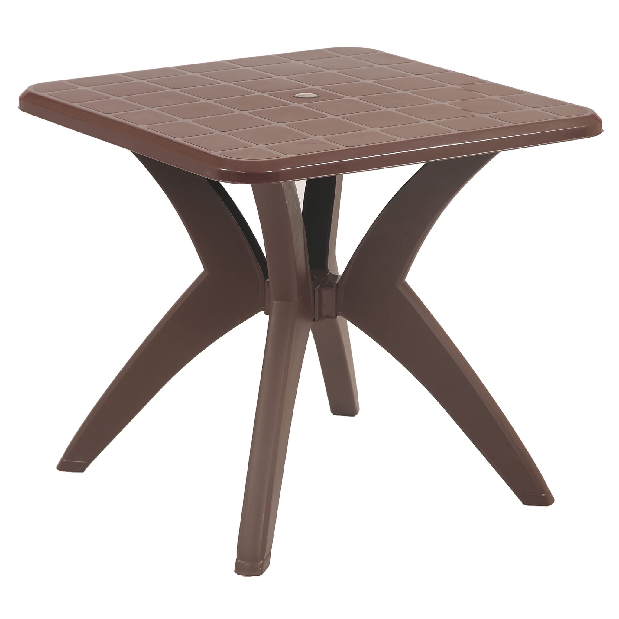 Supreme Furniture Dinner Plastic Table Suitable for Dining, Restaurant, Cafeteria, Resort, Office, School, Living Room, Indoor & Outdoor