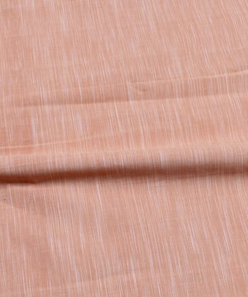 Light pink handwoven cotton stripes mangalgiri material