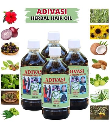 Growkesh Hair Growth Bhringraj Oil 100 ml each ( Pack of 4 )