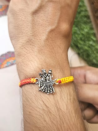 Auspicious Radha Krishna Moli Rakhi