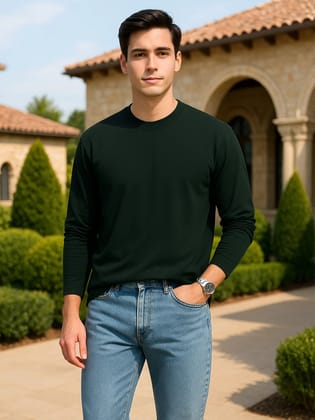 Classic Full sleeve in Army green-S
