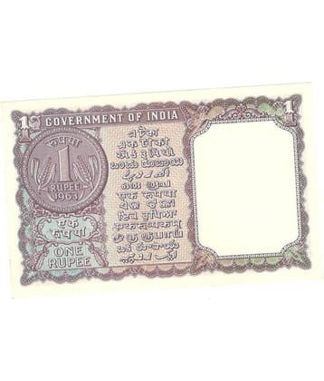 gooddayindia - 1 Rupees Sign. By L.K. Jha Year 1963 1 Paper currency & Bank notes