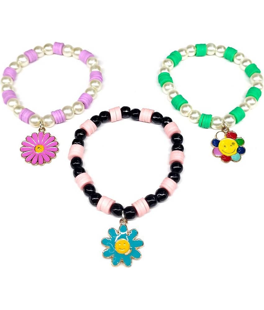 DAIVYA WELLNESS - Multicolor Bracelet ( Pack of 3 )