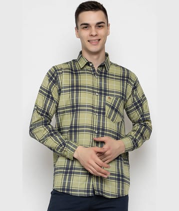 FREKMAN Cotton Blend Regular Fit Checks Full Sleeves Men's Casual Shirt - Multi ( Pack of 1 )