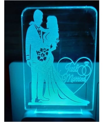 SUPER AJANTA Multicolor Night Lamp ( Pack of 1 )