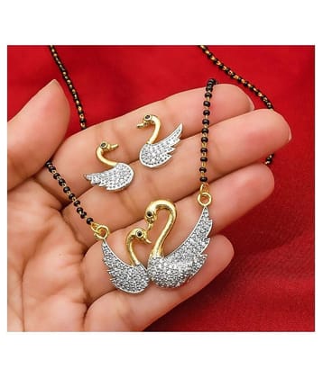 Sunhari Jewels - Golden Mangalsutra Set ( Pack of 1 ) - Golden