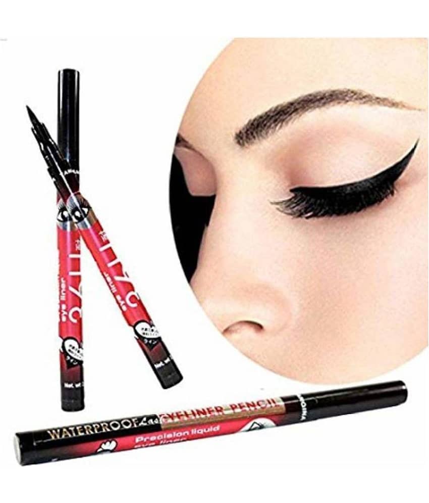 ADS Long Lasting Pencil Eyeliner Black 10 ml Pack of 2