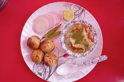 Without Ghee Litti Chokha [4 Pieces]