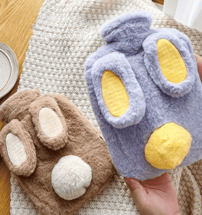 Cute Bunny Fur Hot Water Bag