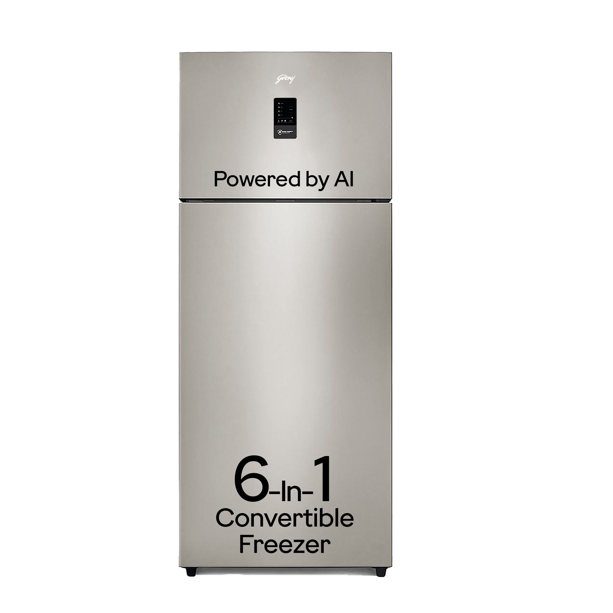 Godrej 472 L 2 Star With AI Tech, 95%+ Food Surface Disinfection with Nano Shield Technology Inverter Frost Free Double Door Regalis Refrigerator (RF EON 474B RCI CH GD, Champagne Gold)
