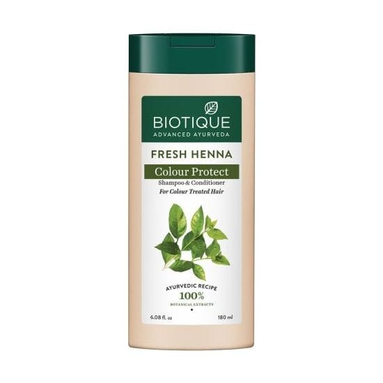 Biotique Fresh Henna Colour Protect Shampoo with Conditioner 180ml