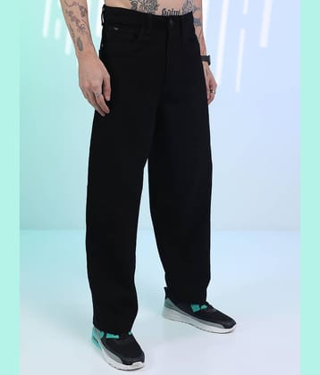 Highlander Relaxed Solid Men's Jeans - Black ( Pack of 1 )