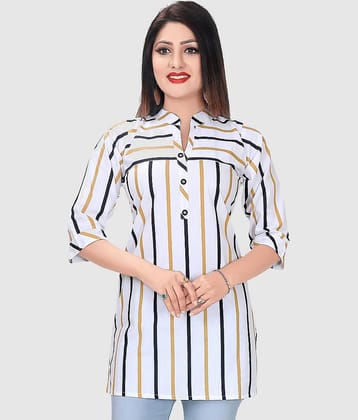 Meher Impex - Multi Color Cotton Blend Women's Tunic ( Pack of 1 )