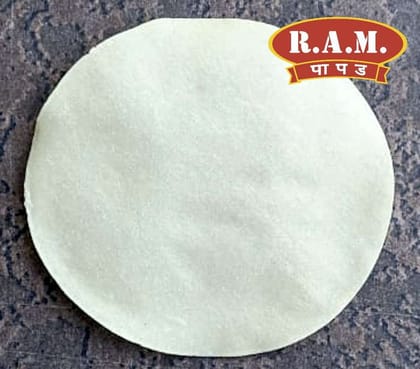 Ram Papad Rice Papad (200g) | Premium Rice Flour Crispy Discs Gluten-Free Lunch Accompaniment