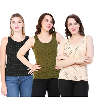 Volex Women's Cotton Tank Top ( Multicolor )