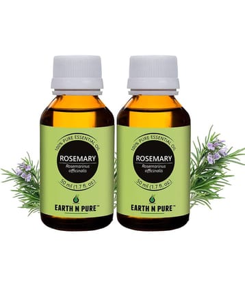 Earth N Pure - Rosemary Essential Oil 50 mL ( Pack of 2 )