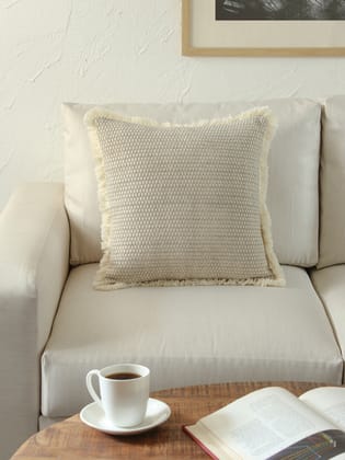 Akasam Cushion Cover (Grey) - Medium