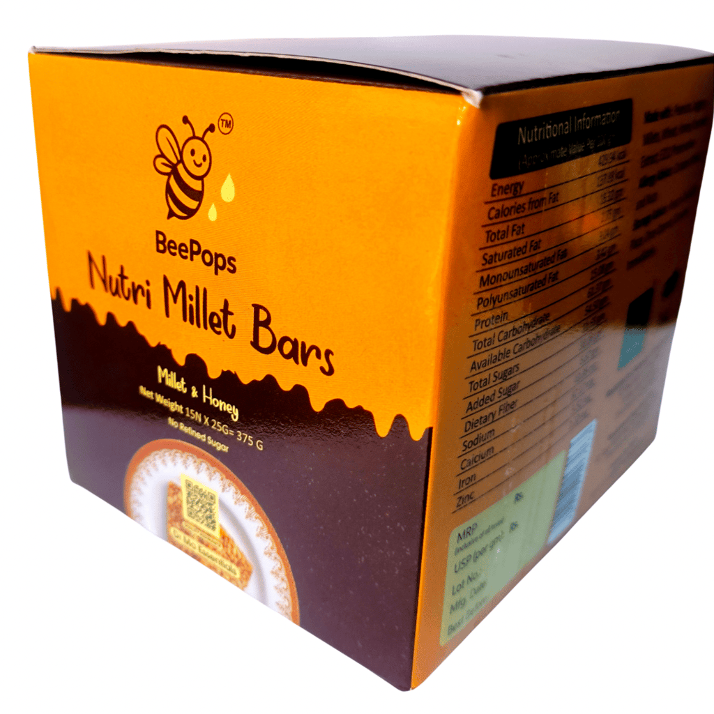 BeePops Nutri Millet Bars (Box of 15)