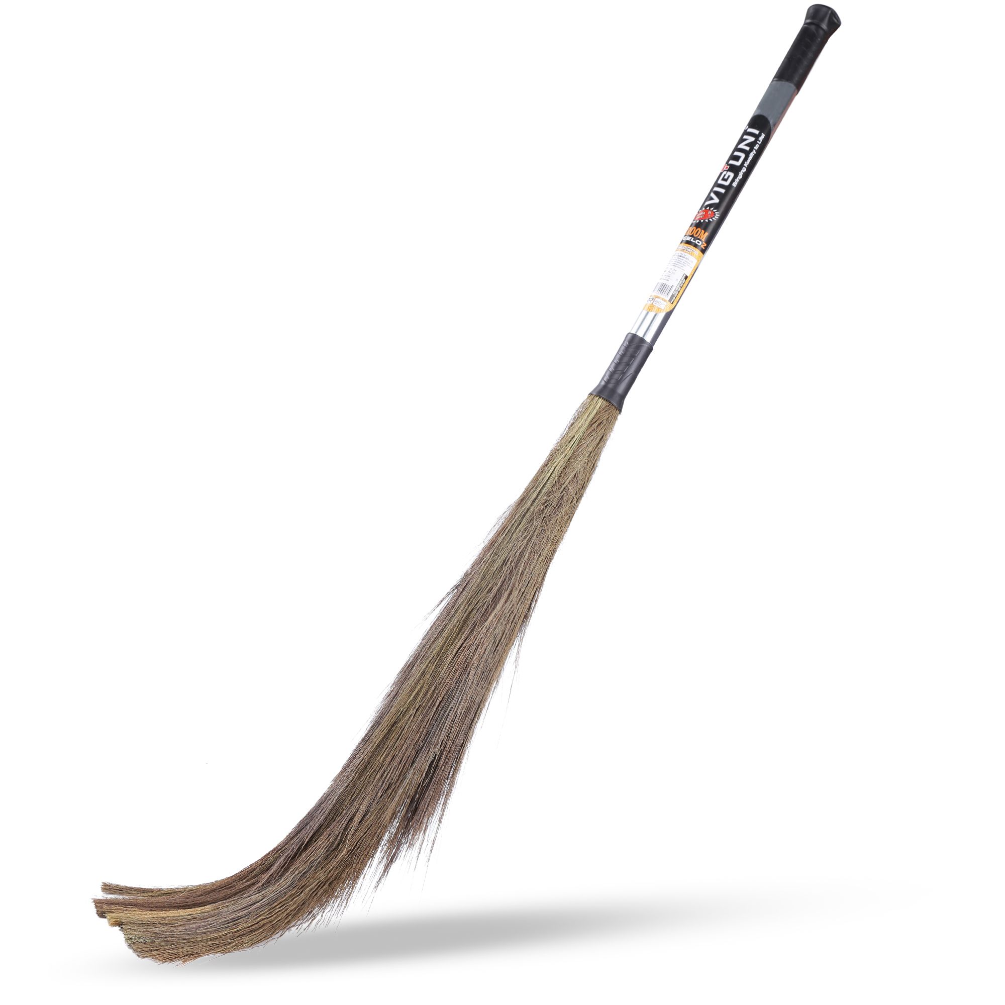 STEELOZ Premium Grass Broom - Eco-Friendly, Heavy Duty, Perfect for Sweeping Indoor & Outdoor Spaces