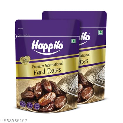 Happilo Premium Fard Dates 500g (Pack of 2)