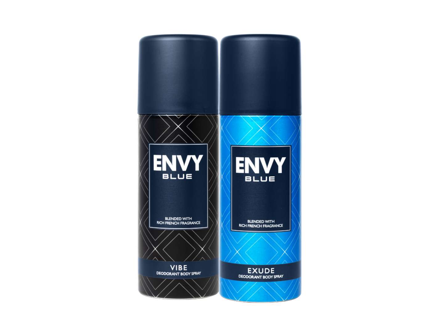 Envy (Vibe + Exude) Deodorant Spray For Men (Pack of 2) - 165ml Each