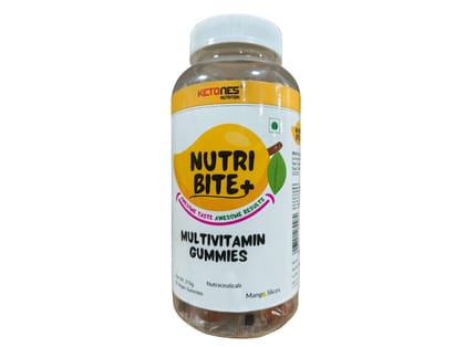Ketones Nutrition Nutri Bite Multivitamin Gummies | 60 Servings | Mango Ketones Nutrition Nutri Bite Multivitamin Gummies | 60 Servings | Mango