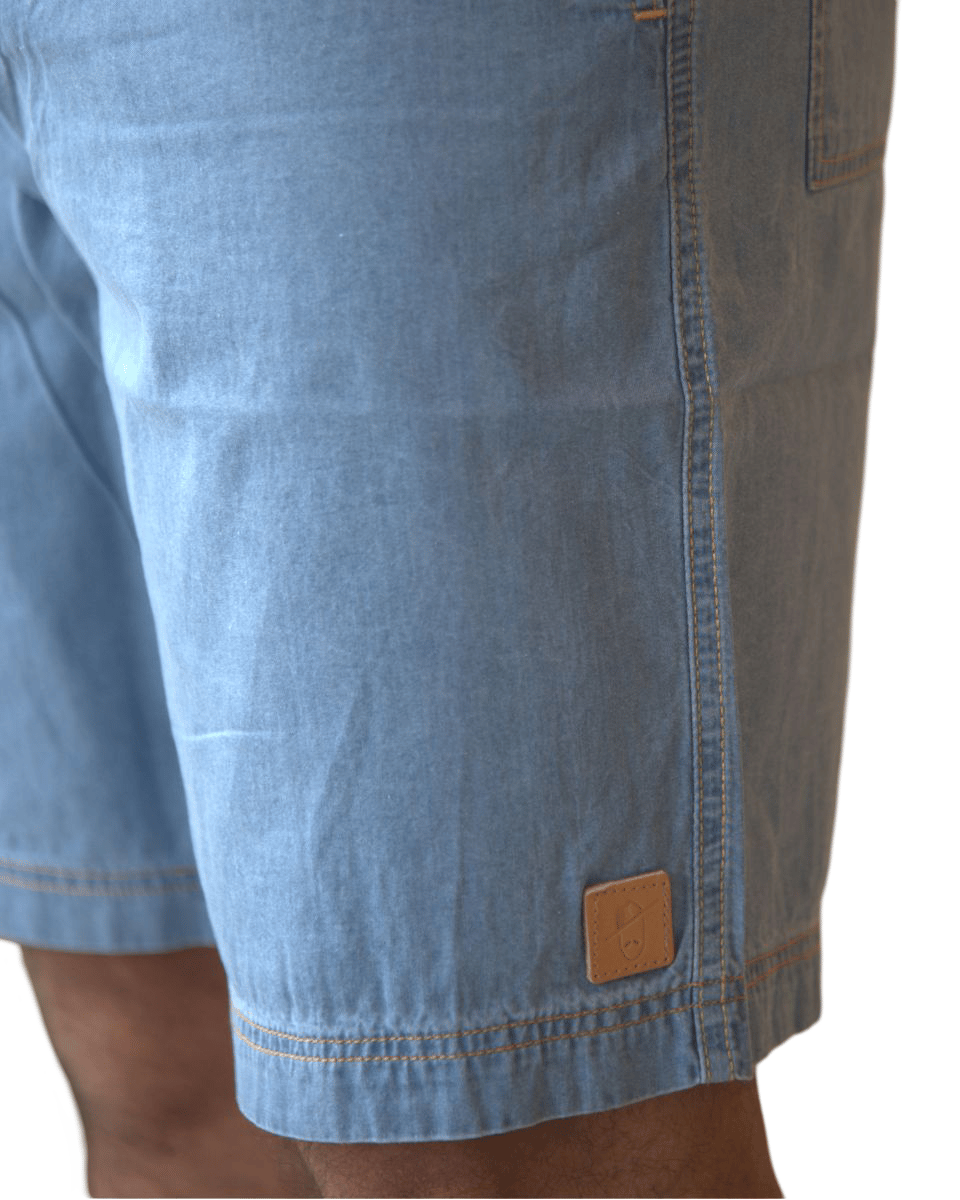 Johnny Gorkha Men's Denim Shorts | 100% Cotton Fabric