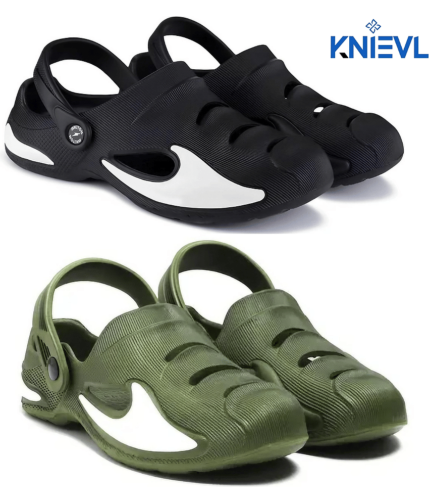 KNIEVL - White Men's Clogs